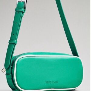 Melie Bianco Vegan  Leather Sporty Shoulder Bag